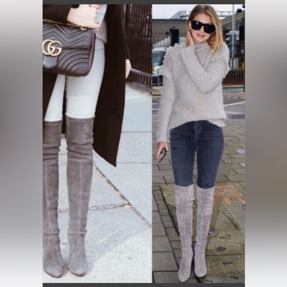 Stuart Weitzman
Highland Over-The-Knee Suede Boots - Picture 13 of 14